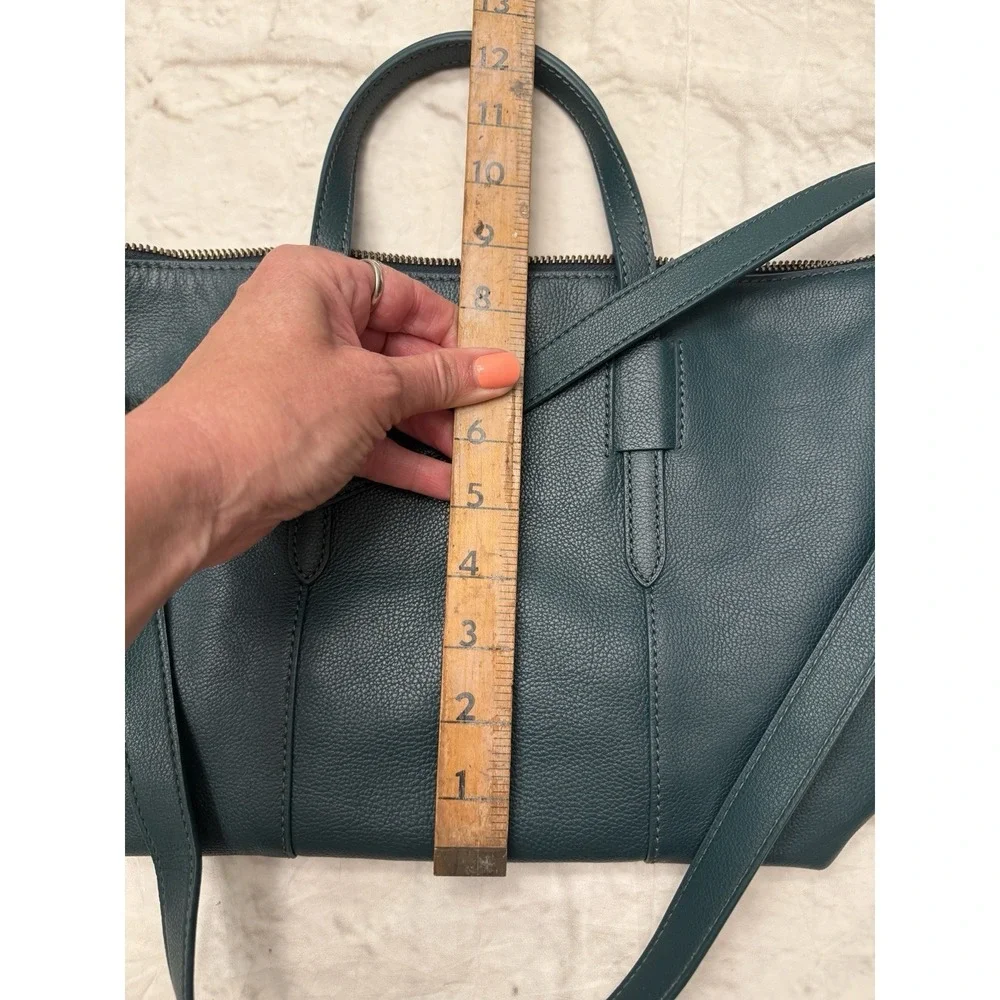 Fossil Skylar Satchel Crossbody Green Leather Handbag‎  $198 F